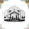 Glitzhome® 48" Christmas Metal Mesh Silhouette Nativity Scene Screen